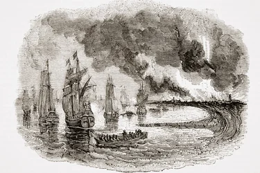De Nederlandse vloot in de Medway, uit 